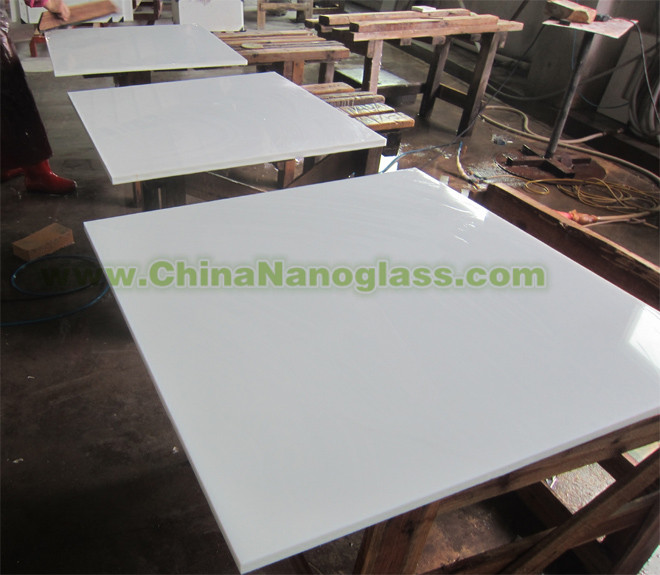 Polished White Nano Glass Tile Good Price from China