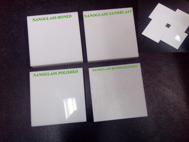 Marnoglass,Nano glass panels matt white finish