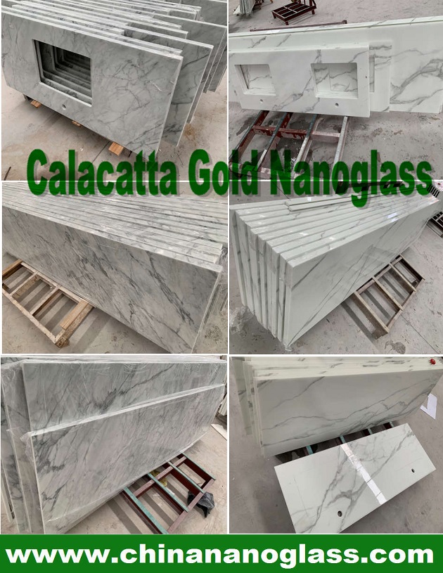 Calacatta Nanoglass Countertop